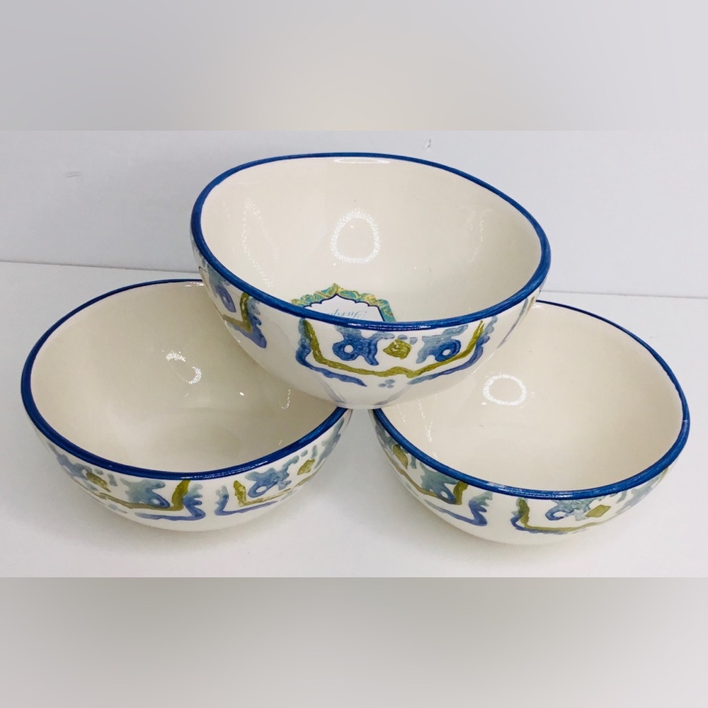 Small Bowls Blue Papart Seramik Turkish Small Bowl Set Of 3 New